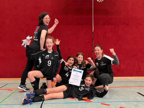 Das Jubelfoto am Ende der Turniers